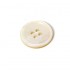  
Four-mother-of-pearl button-hole button with hem: 2,5 cm