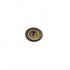  
bottone 2 buchi madreperla medio spessore con particolare dorato: 1,8 cm
