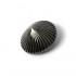  
bottone effetto metallo a spirale in rilievo: 2,7 cm