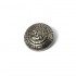  
metal effect button with lion's head: 2,7 cm