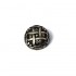  
metal button with decorative element: 2,5 cm