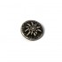  
bottone originale tirolese in metallo: 2,7 cm