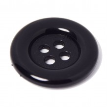 4-hole button with raised edge