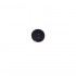  
glossy black modern button: 2,5 cm