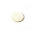  
bottone madreperla spessa con motivo a quadrati: 3,4 cm