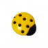  
Bottone coccinella: col giallo scuro