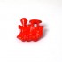  
Bottone trenino: col rosso
