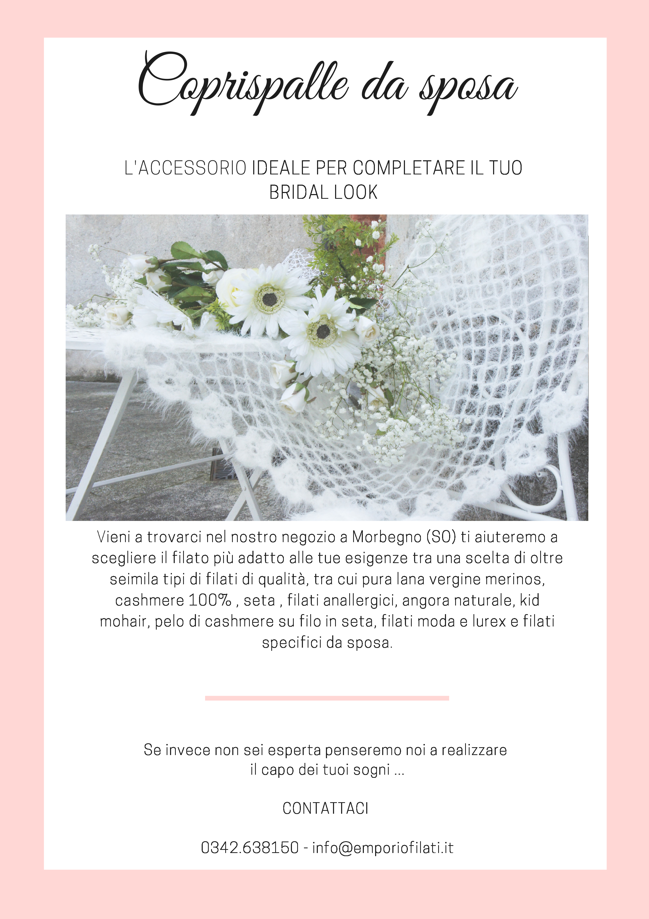 Coprispalle da sposa